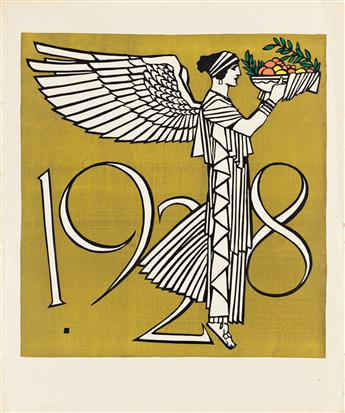 CHARLES BUCKLES FALLS (1874-1960).  [ART DECO / NEW YEARS]. Group of 12 posters. 1920s-1930s. Sizes vary, each approximately 28x20¾ in